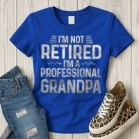 I'm Not Retired I'm A Professional Grandpa Cool Retirement Cute Gift Women's T-Shirt thumb 3