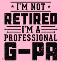 IM Not Retired IM A Professional Gpa Gift Funny Grandpa Coaster thumb 2