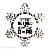 IM Not Retired IM A Professional Gpa Gift Funny Grandpa Ornament thumb 0