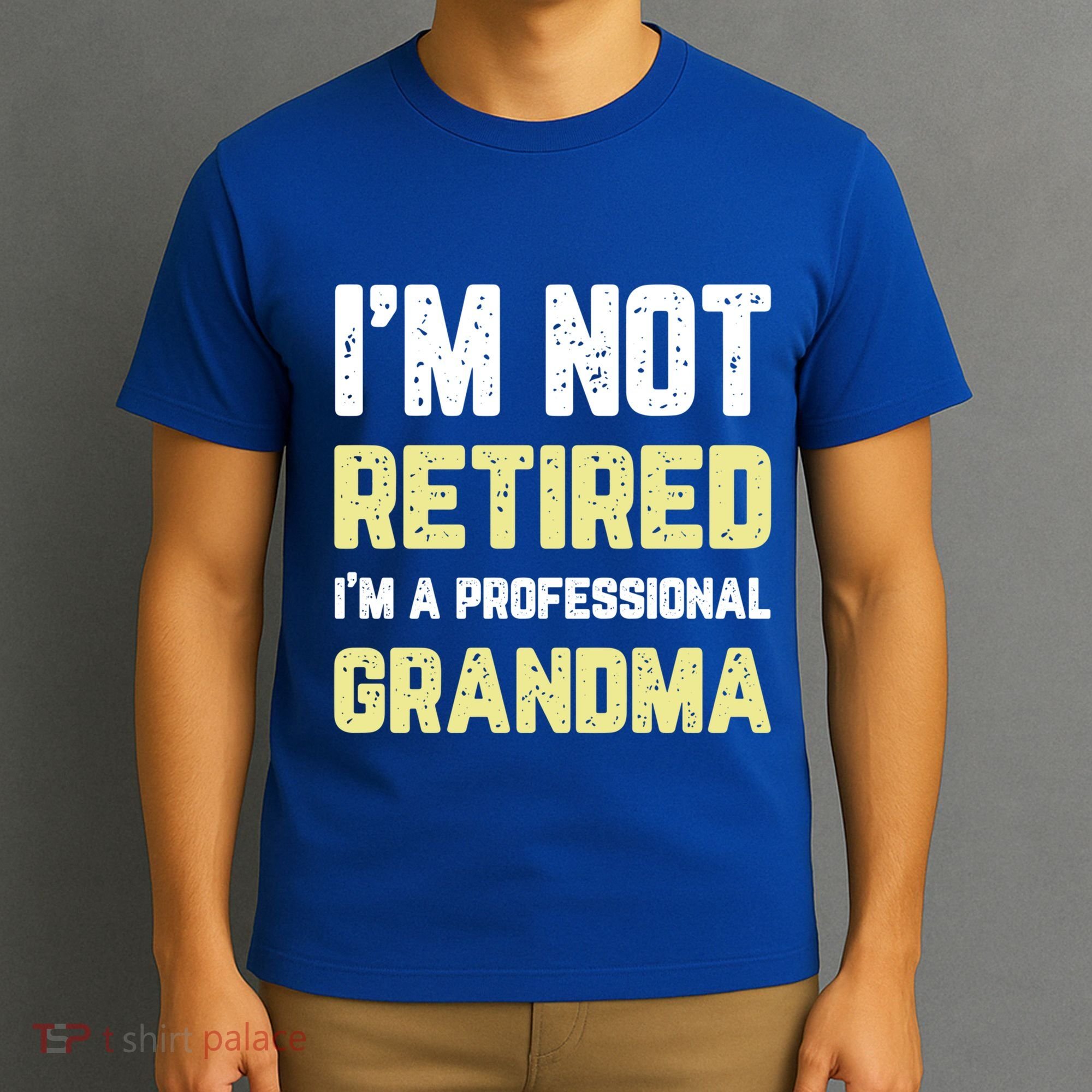 Im Not Retired Professional Grandma Retiret Cool Gift T-Shirt