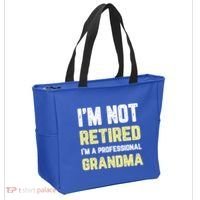 Im Not Retired Professional Grandma Retiret Cool Gift Tote Bag thumb 2