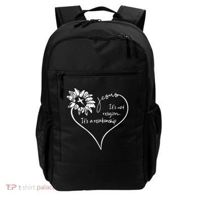 It's Not Religion It's A Relationship Jesus Backpack