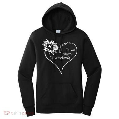 It's Not Religion It's A Relationship Jesus Women's Hoodie