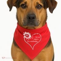 It's Not Religion It's A Relationship Jesus USA-Made Doggie Bandana thumb 1