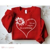 It's Not Religion It's A Relationship Jesus Sweatshirt thumb 2