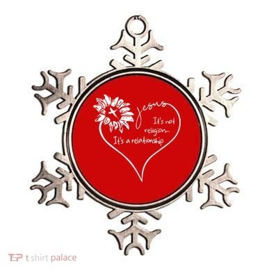 It's Not Religion It's A Relationship Jesus Ornament