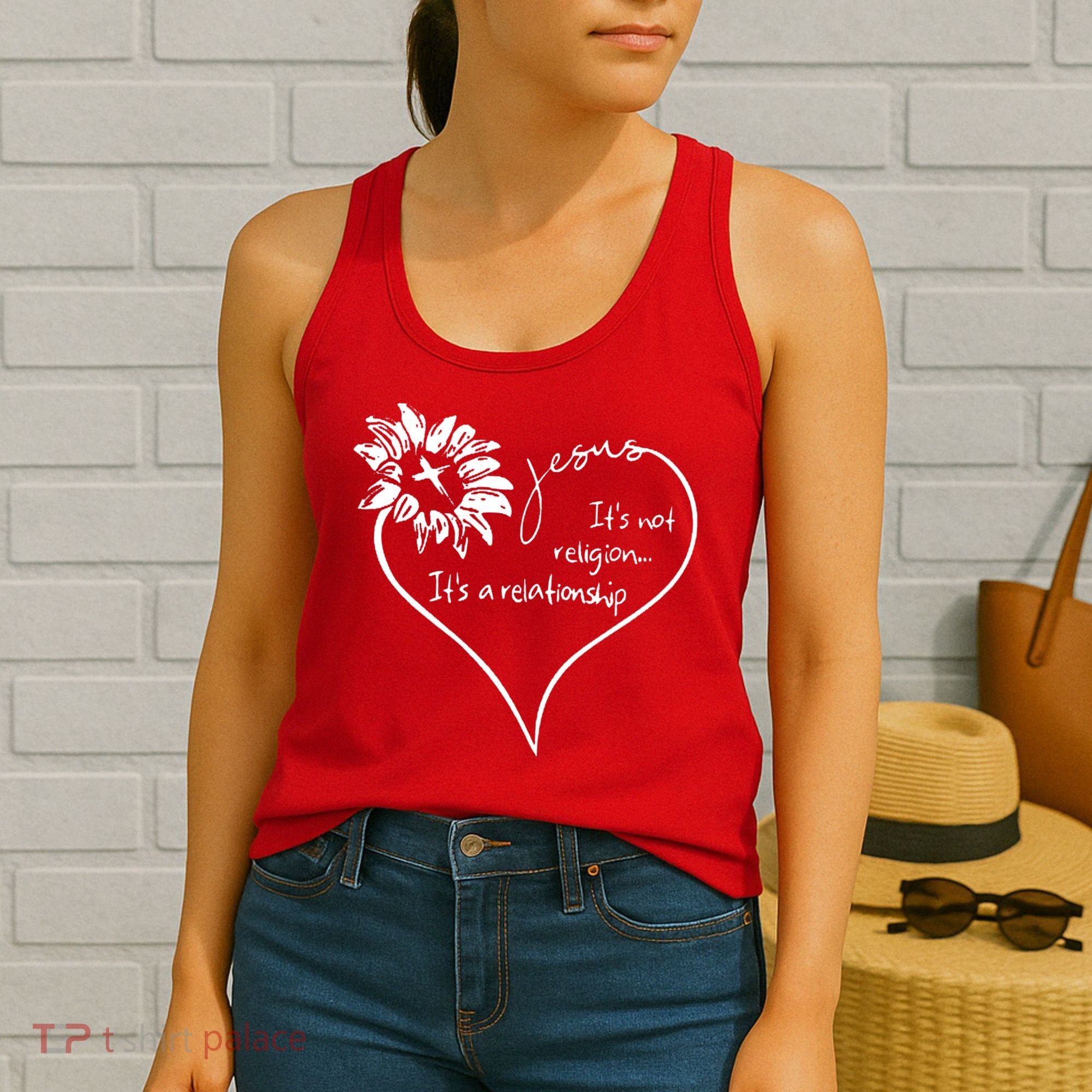 It's Not Religion It's A Relationship Jesus Women's Tank Top