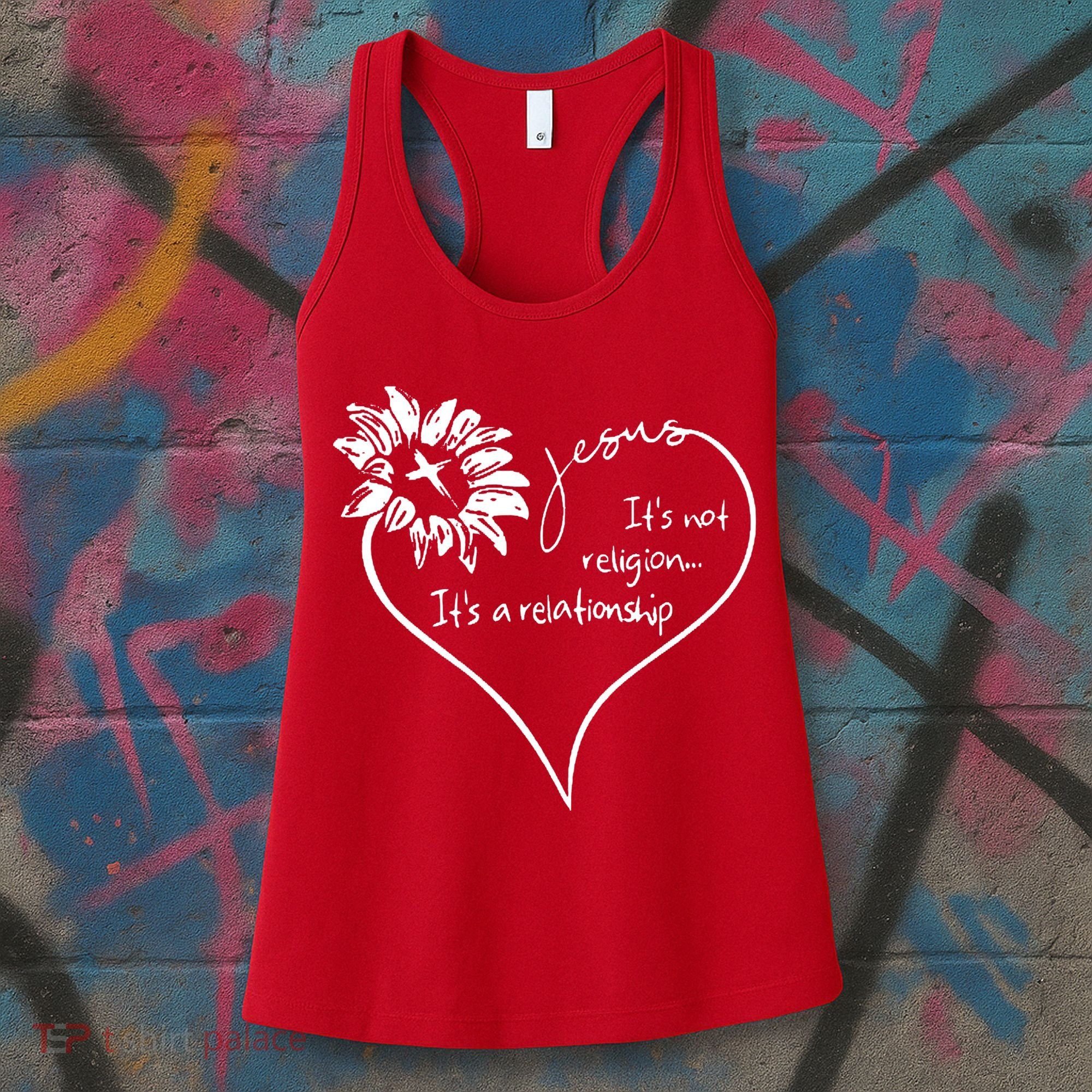 It's Not Religion It's A Relationship Jesus Women's Tank Top