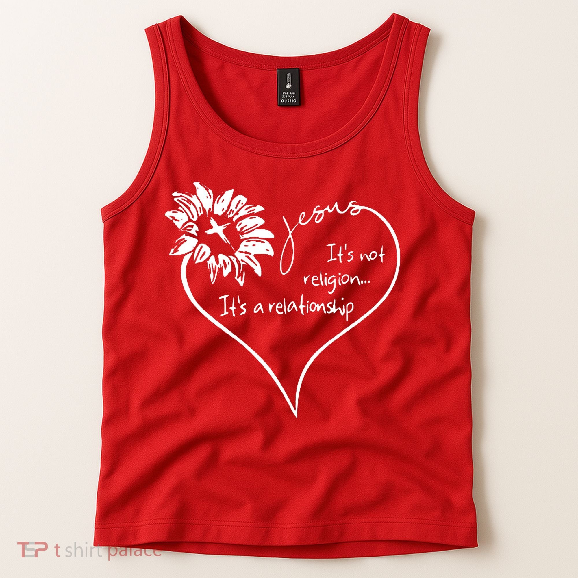 It's Not Religion It's A Relationship Jesus Tank Top