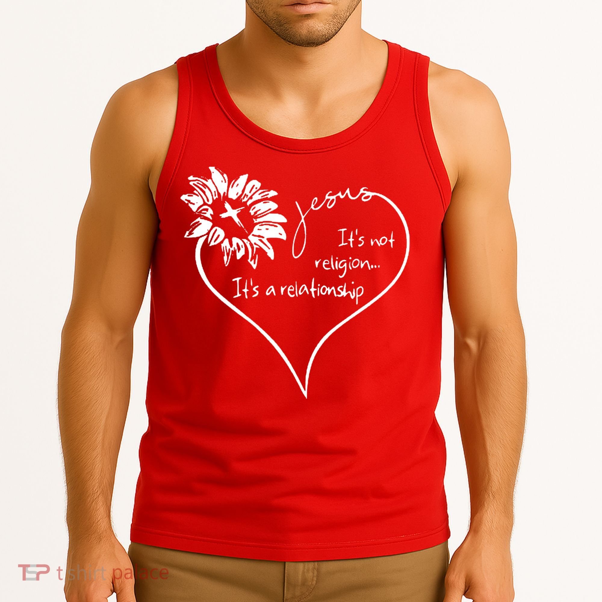 It's Not Religion It's A Relationship Jesus Tank Top