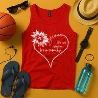 It's Not Religion It's A Relationship Jesus Tank Top thumb 4