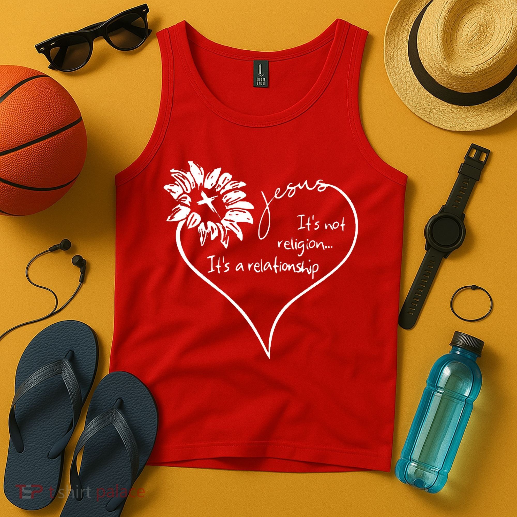 It's Not Religion It's A Relationship Jesus Tank Top