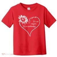 It's Not Religion It's A Relationship Jesus Toddler T-Shirt thumb 0