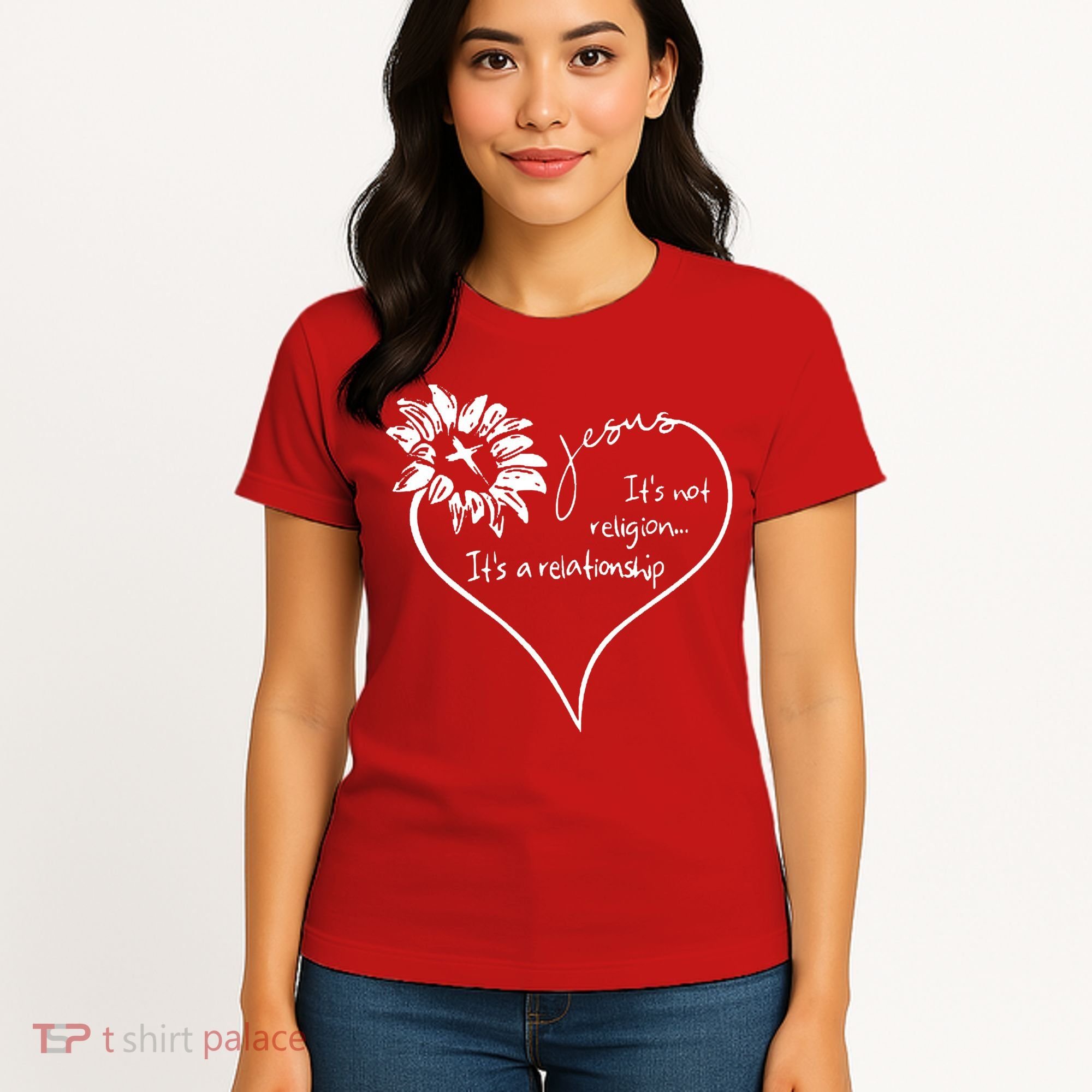 It's Not Religion It's A Relationship Jesus Women's T-Shirt