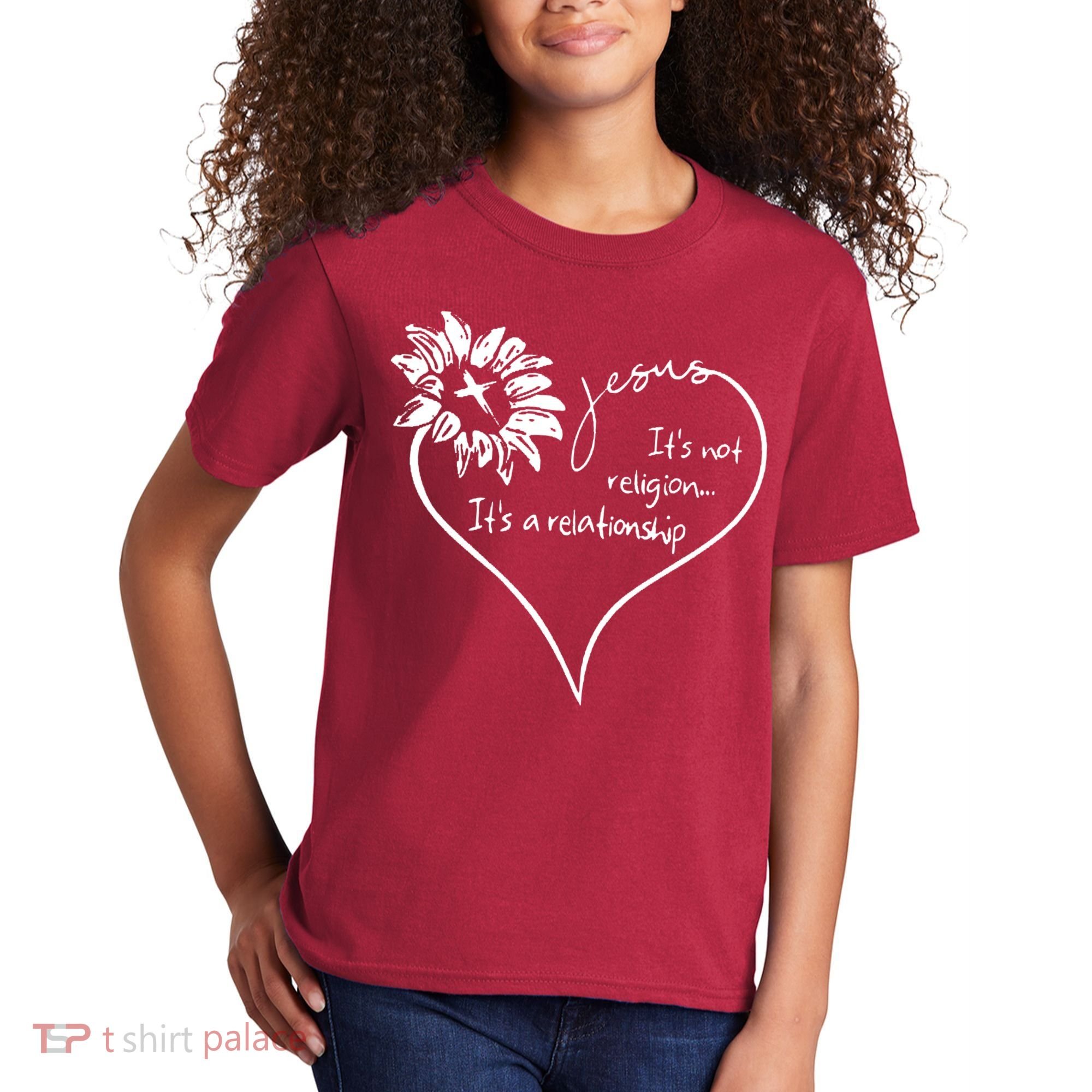 It's Not Religion It's A Relationship Jesus Kids T-Shirt
