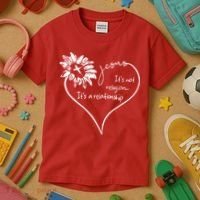 It's Not Religion It's A Relationship Jesus Kids T-Shirt thumb 3