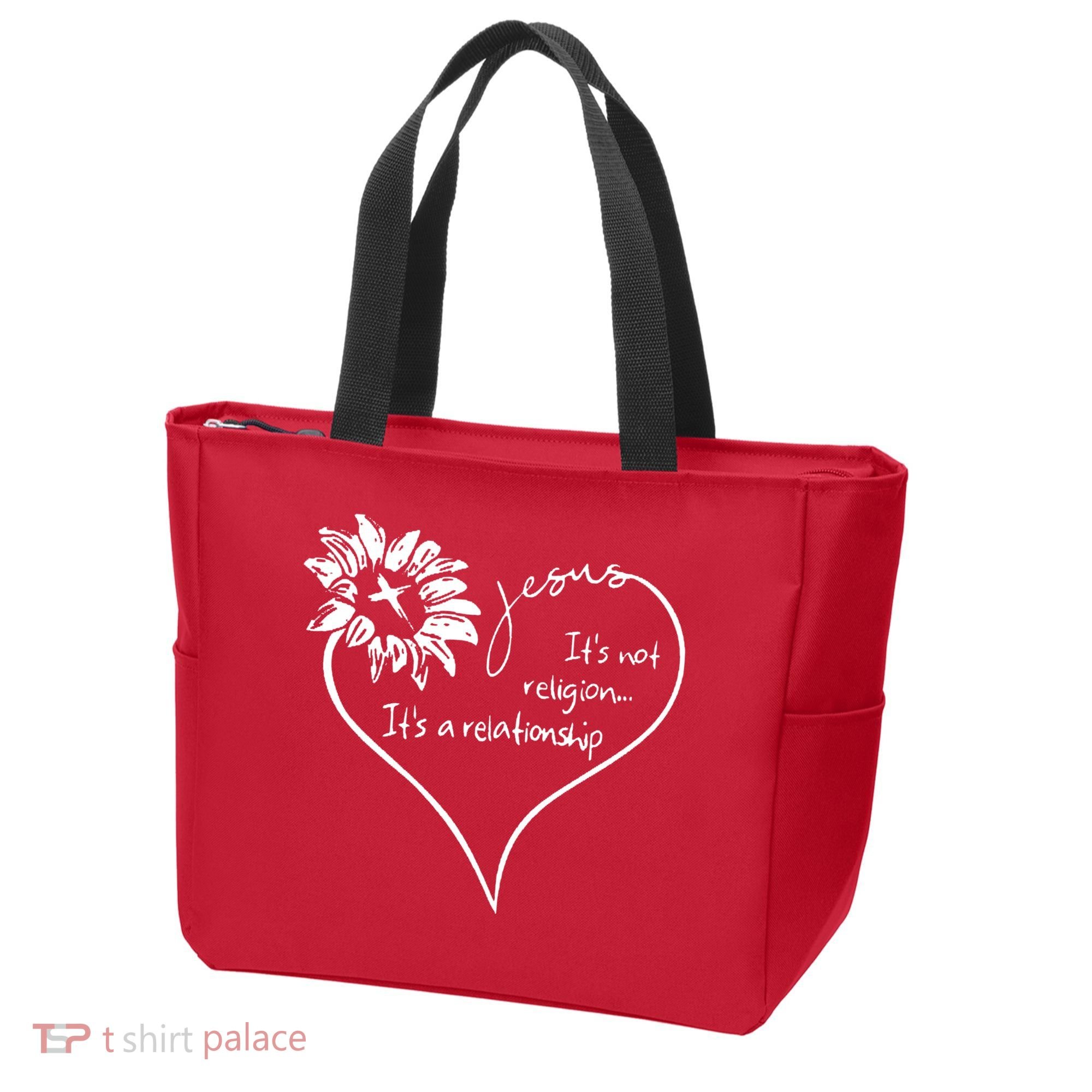 It's Not Religion It's A Relationship Jesus Tote Bag