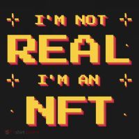 I'm Not Real I'm An NFT Women's Tank Top thumb 5