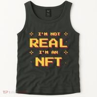 I'm Not Real I'm An NFT Tank Top thumb 2
