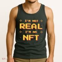 I'm Not Real I'm An NFT Tank Top thumb 3