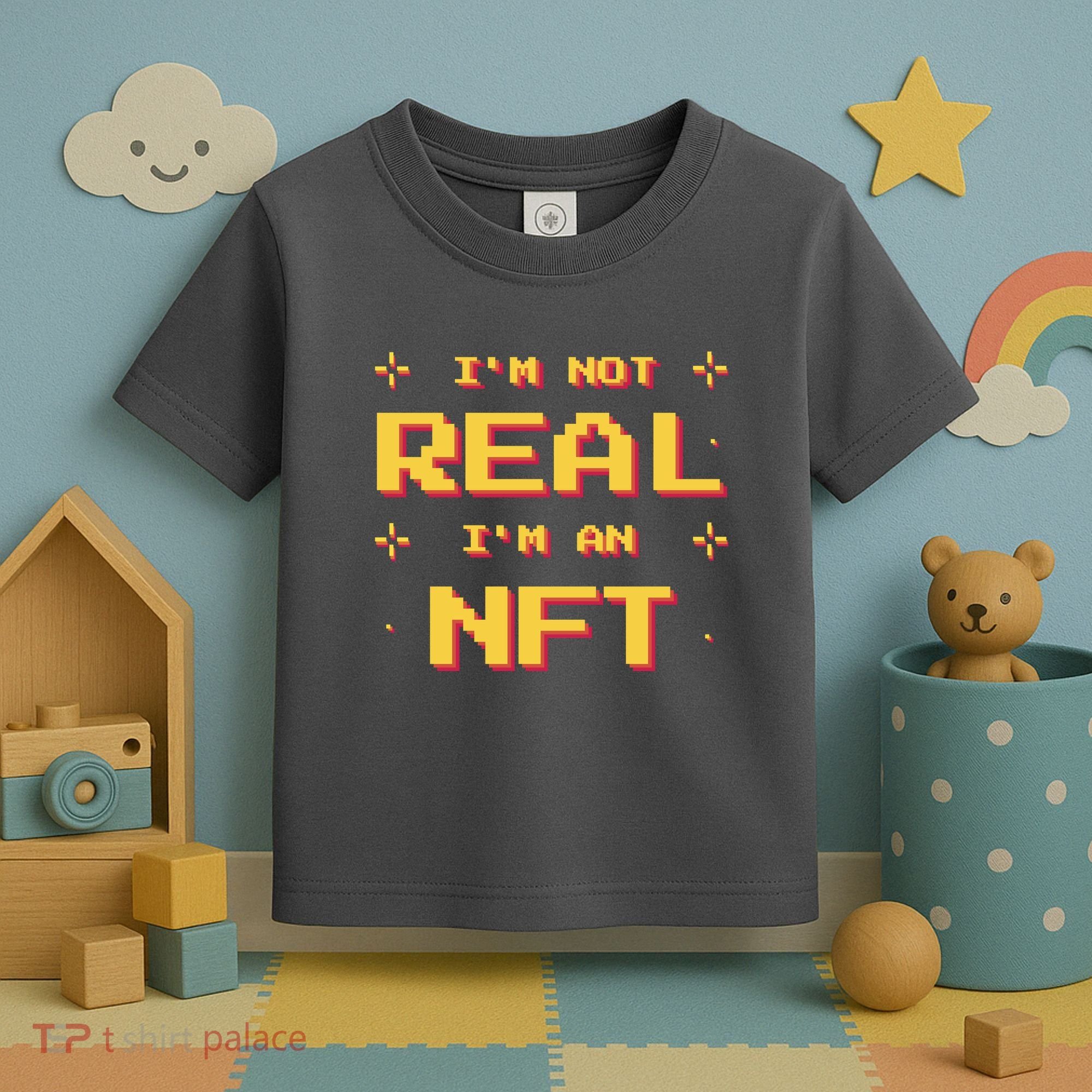 I'm Not Real I'm An NFT Toddler T-Shirt