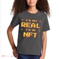 I'm Not Real I'm An NFT Kids T-Shirt thumb 2