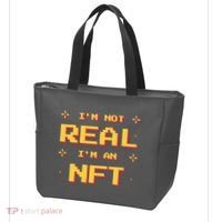 I'm Not Real I'm An NFT Tote Bag thumb 3