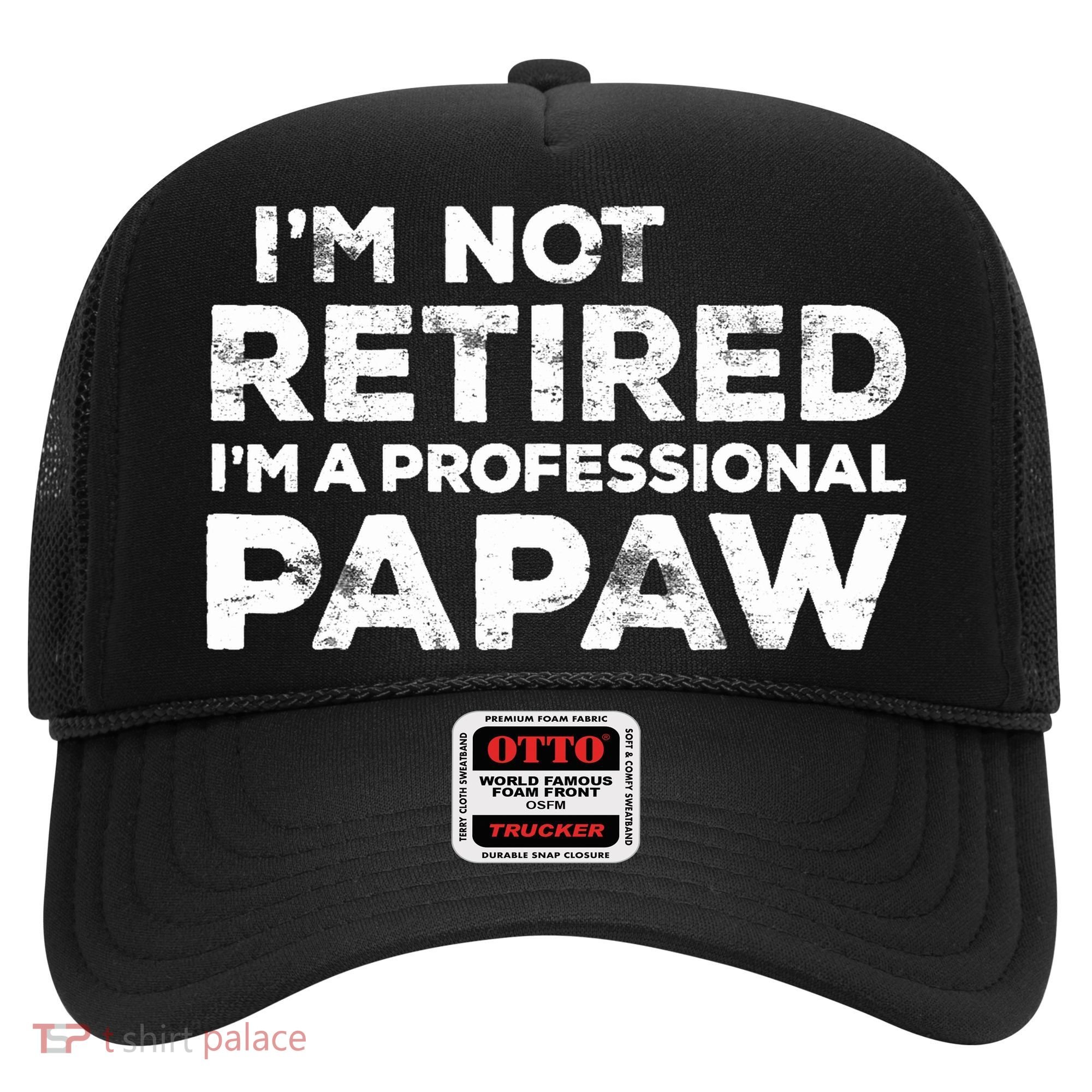 I'm Not Retired I'm A Professional Papaw Daddy Hat