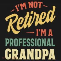 I'm Not Retired, I'm A Professional Grandpa Ornament thumb 1