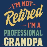 I'm Not Retired, I'm A Professional Grandpa Women's Hoodie thumb 2