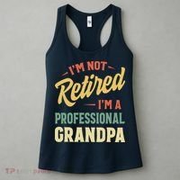 I'm Not Retired, I'm A Professional Grandpa Women's Tank Top thumb 3