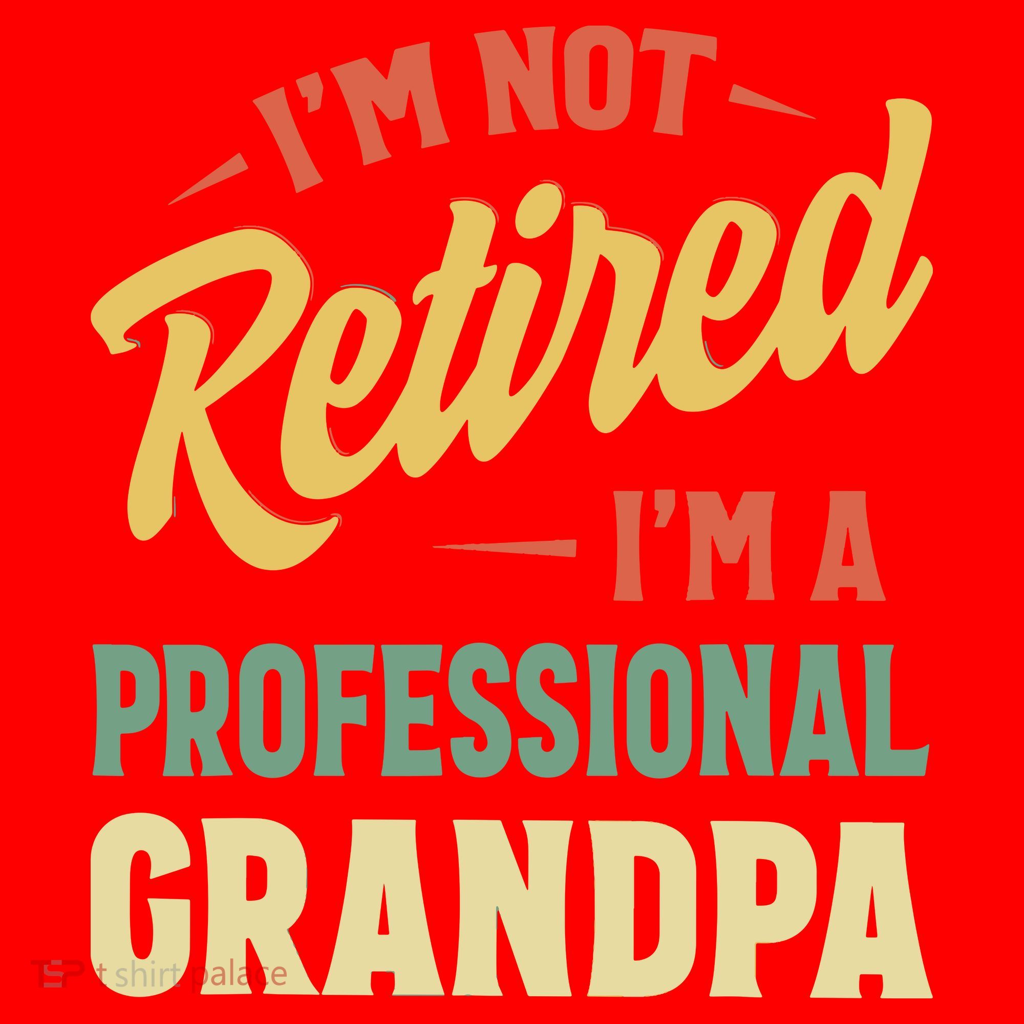 I'm Not Retired, I'm A Professional Grandpa Santa Hat