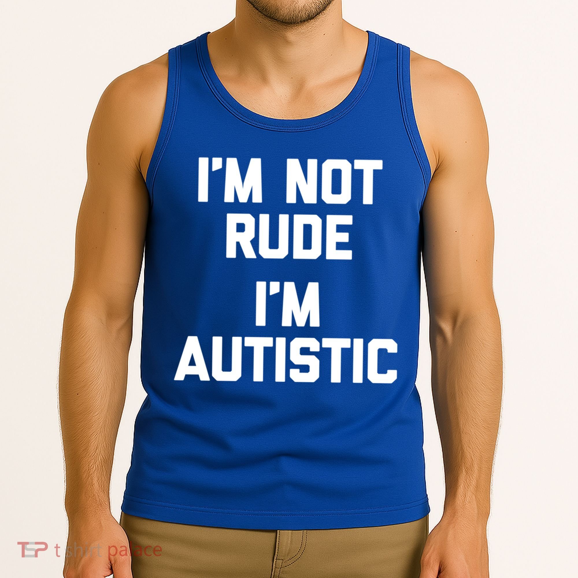 IM Not Rude (IM Autistic) Funny Autism Awareness Autistic Gift Tank Top