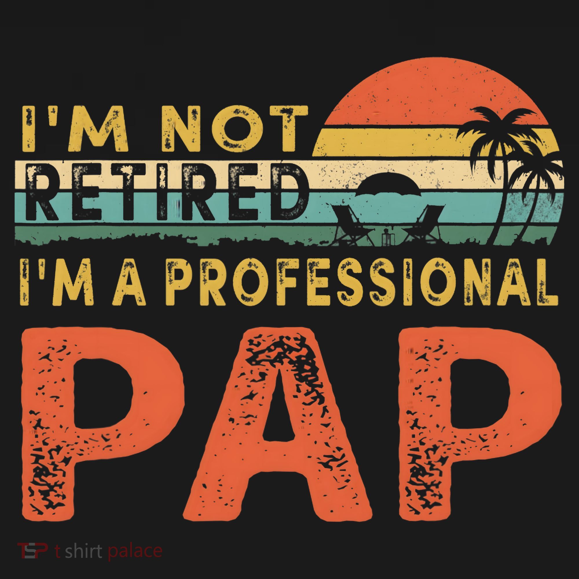 I'm Not Retired A Professional Pap Father's Day Ornament