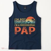 I'm Not Retired A Professional Pap Father's Day Tank Top thumb 2