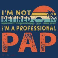 I'm Not Retired A Professional Pap Father's Day Visor thumb 3