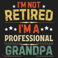 IM Not Retired IM A Professional Grandpa Funny Retirement Beanie thumb 2