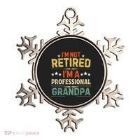 IM Not Retired IM A Professional Grandpa Funny Retirement Ornament thumb 0