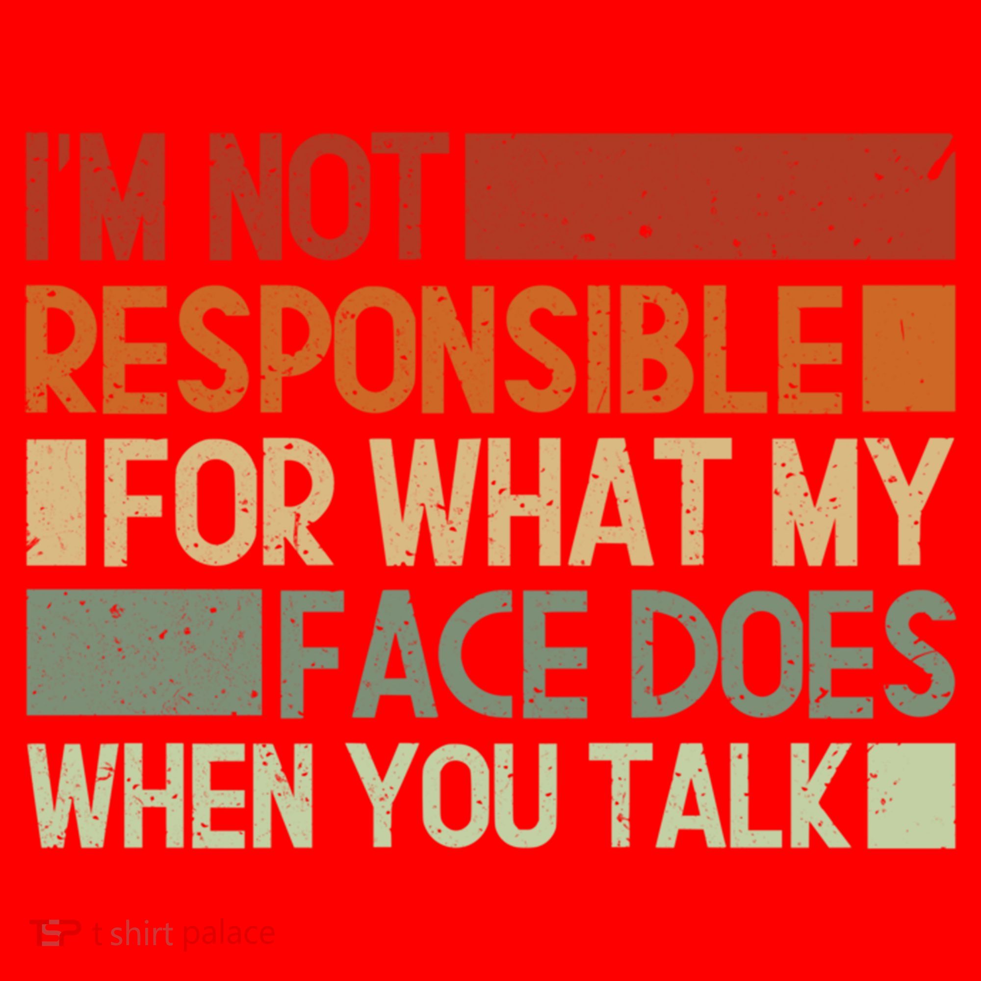 I'm Not Responsible For What My Face Does When You Talk Cool Gift Santa Hat