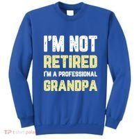 Im Not Retired Professional Grandpa Retiret Cool Funny Gift Sweatshirt thumb 0