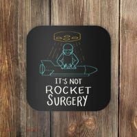 It's Not Rocket Surgery Funny Doctor Pun Coaster thumb 0