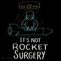 It's Not Rocket Surgery Funny Doctor Pun Women's Hoodie thumb 2