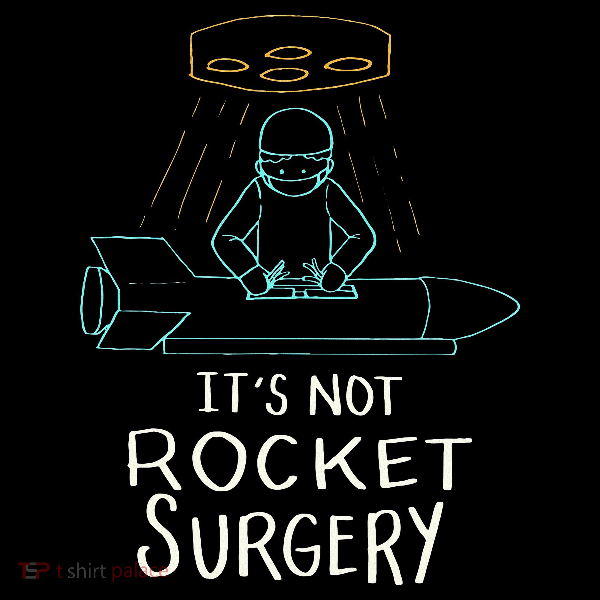 It's Not Rocket Surgery Funny Doctor Pun Women's Hoodie