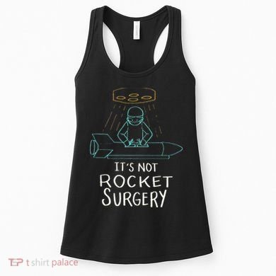 It's Not Rocket Surgery Funny Doctor Pun Women's Tank Top