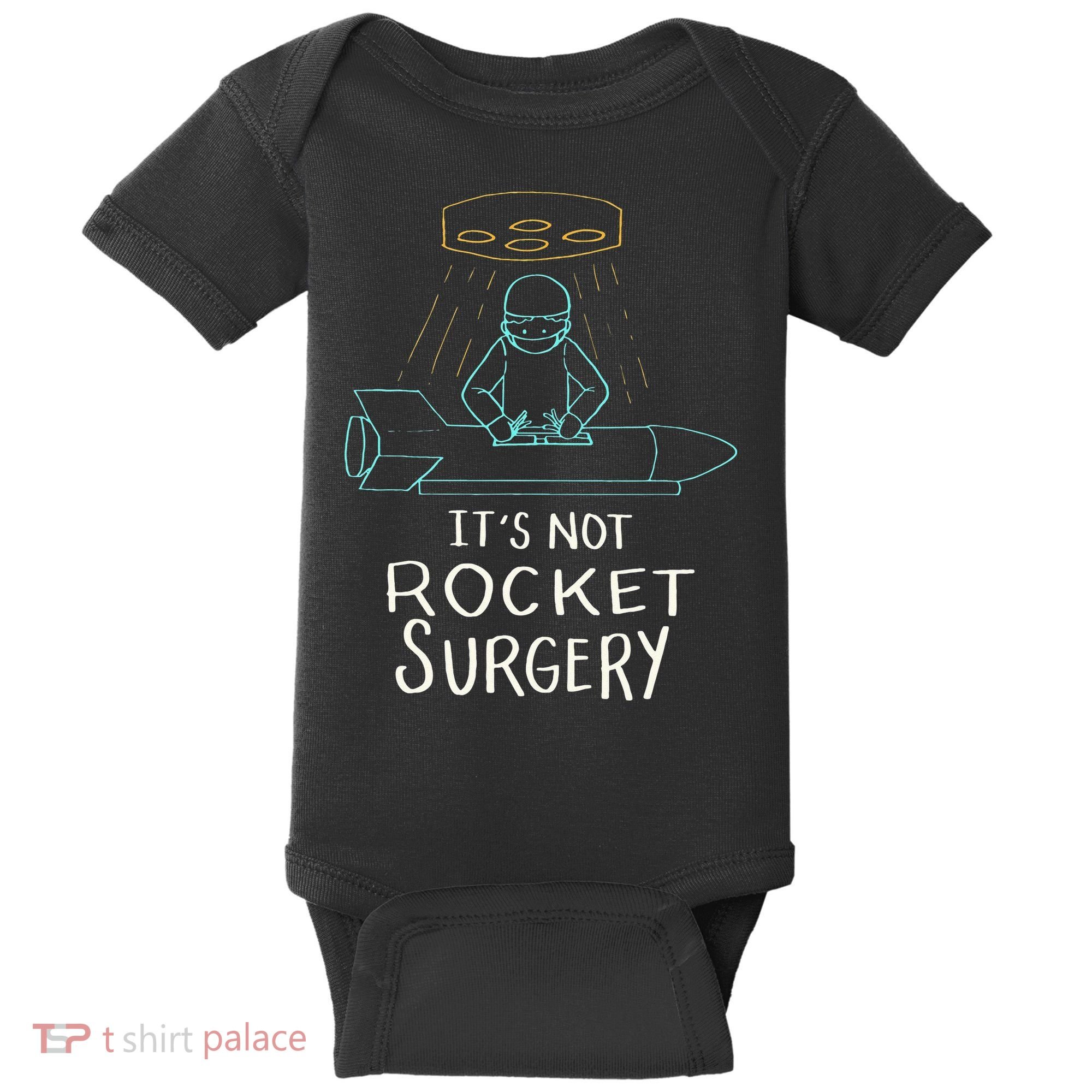 It's Not Rocket Surgery Funny Doctor Pun Baby Bodysuit