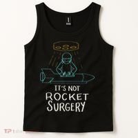 It's Not Rocket Surgery Funny Doctor Pun Tank Top thumb 2