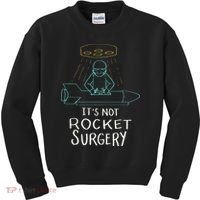 It's Not Rocket Surgery Funny Doctor Pun Kids Sweatshirt thumb 0