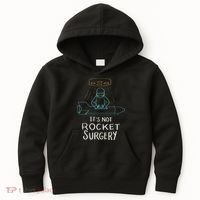 It's Not Rocket Surgery Funny Doctor Pun Kids Hoodie thumb 0