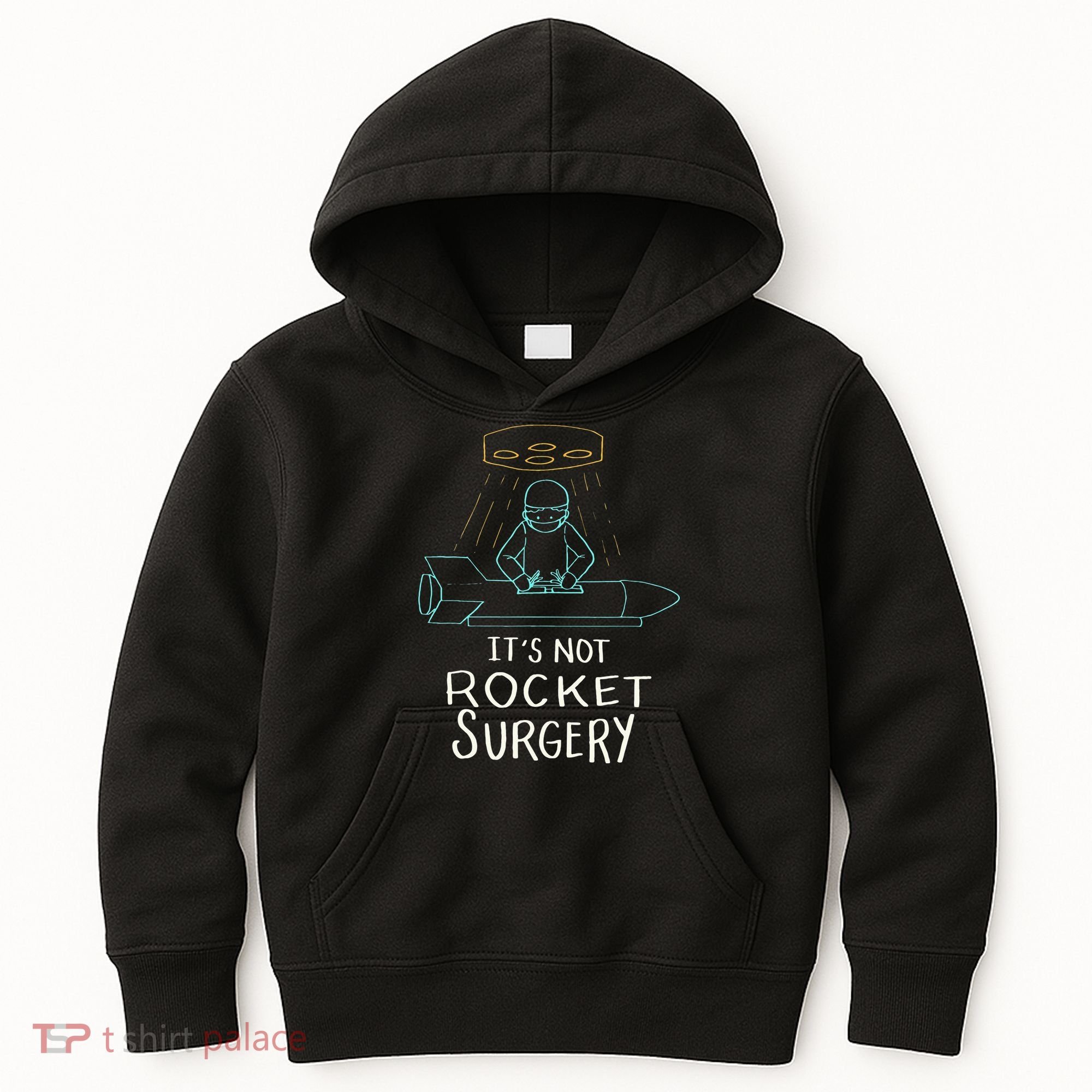 It's Not Rocket Surgery Funny Doctor Pun Kids Hoodie
