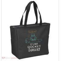It's Not Rocket Surgery Funny Doctor Pun Tote Bag thumb 2
